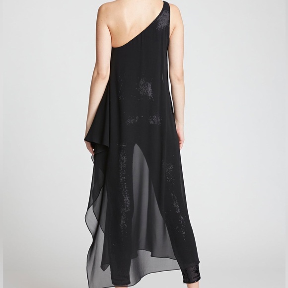 Halston | Kel Catsuit in Chiffon/Sequins - Picture 2 of 6